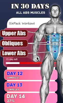 six pack in 30 days android App screenshot 4